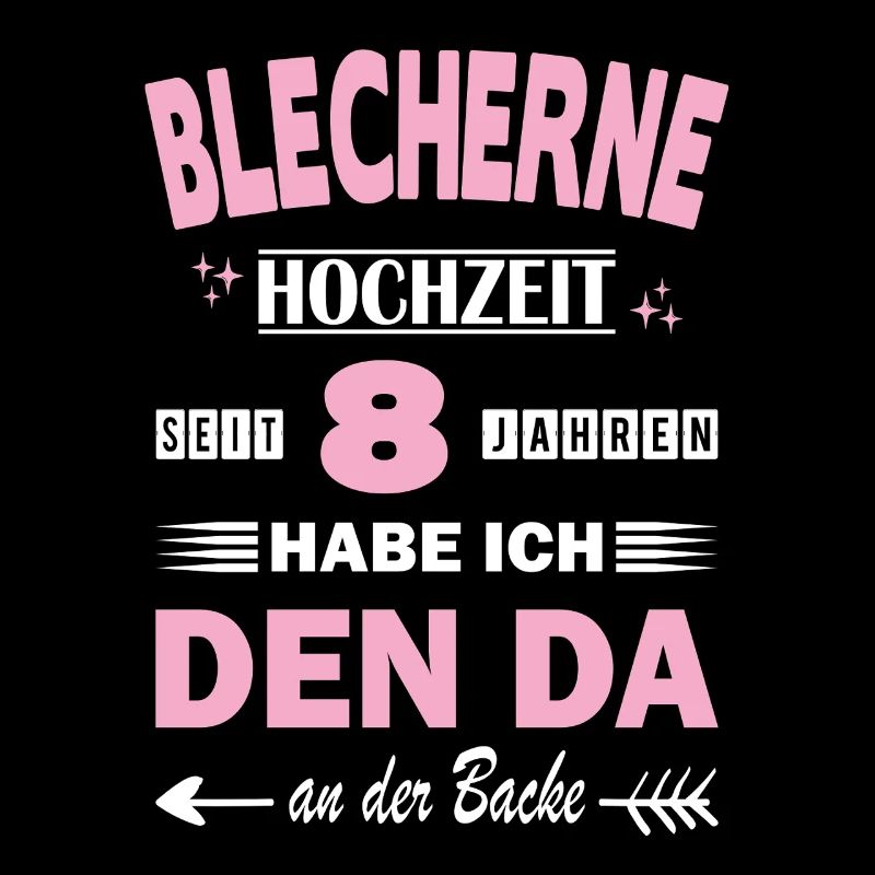 Blechhochzeit 8 Hochzeitstag Jahrestag Ehefrau