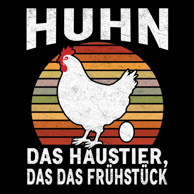 Humour Chicken Breakfast Rétro