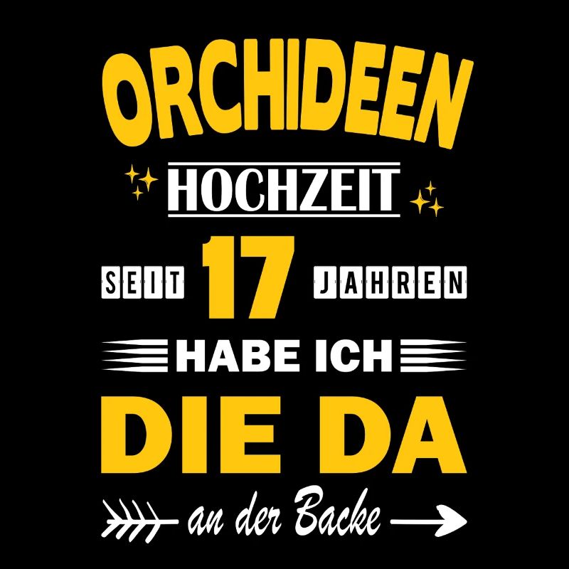 Orchideenhochzeit 17 Hochzeitstag Jahrestag Ehe