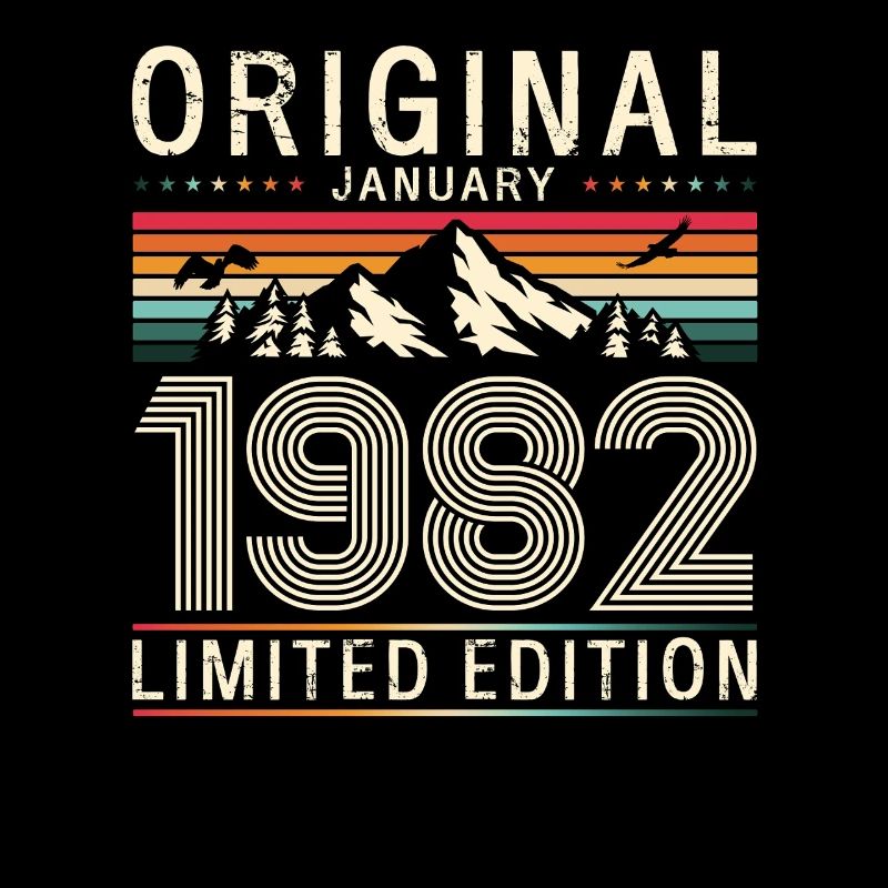44th Birthday Original January 1982