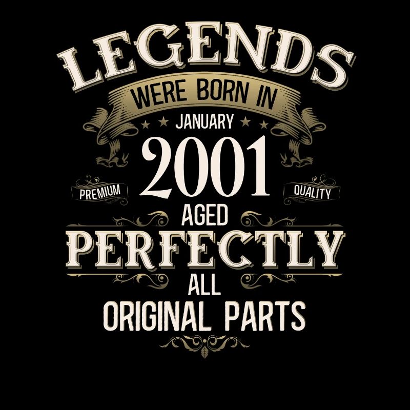 25th Birthday Legend January Vintage 2001