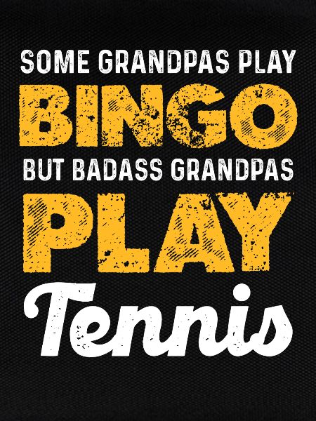 Badass Grandpa Tennis