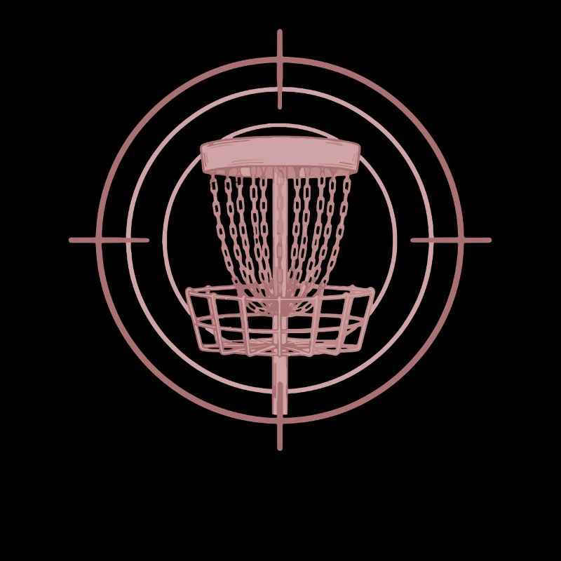 Disc Golf Basket Target Funny Disc Golfer Flying