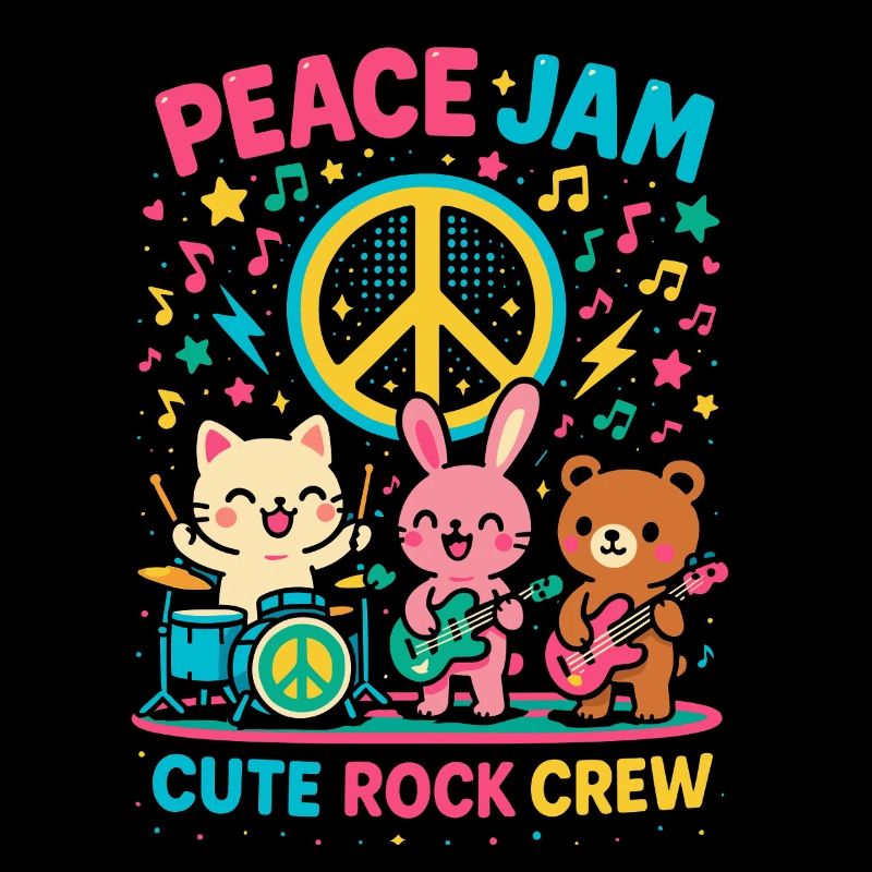 Peace Jam Rock crew, groupe mignon