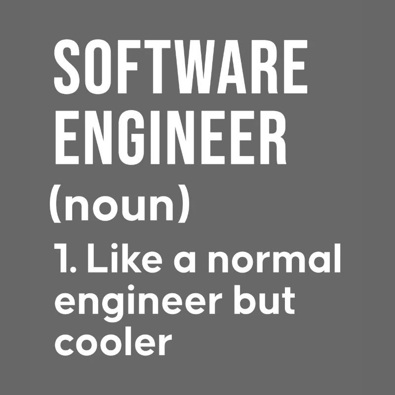 Software Engineer Spruch Shirt
