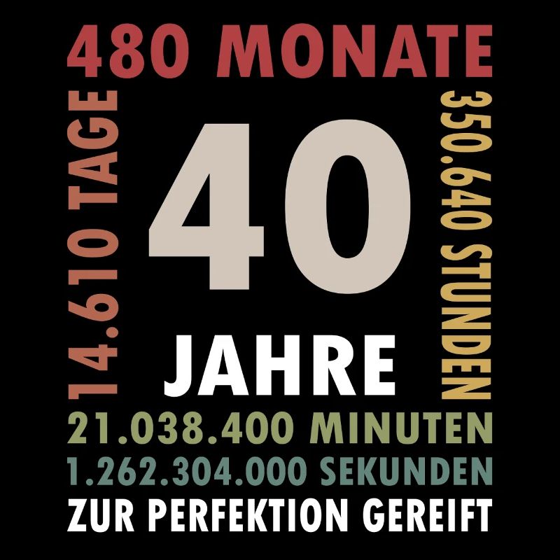 40 Jahre Vierzigster Geburtstag Geschenk