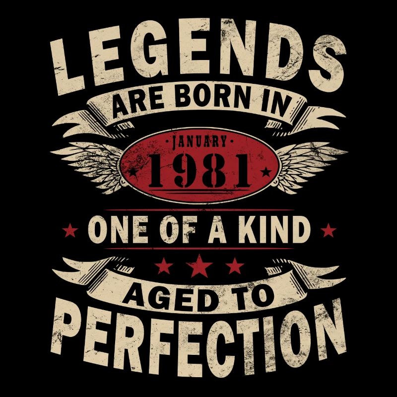 45th Birthday Original January 1981