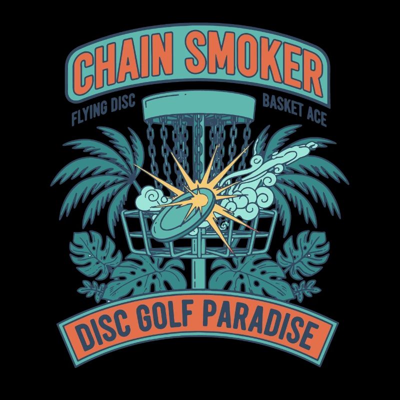 Panier de disques volant Disc Golf Smoker Chain-Smoker