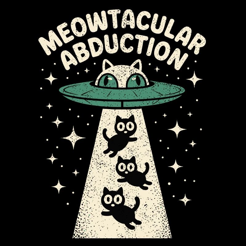Enlèvement drôle d’extraterrestre chat