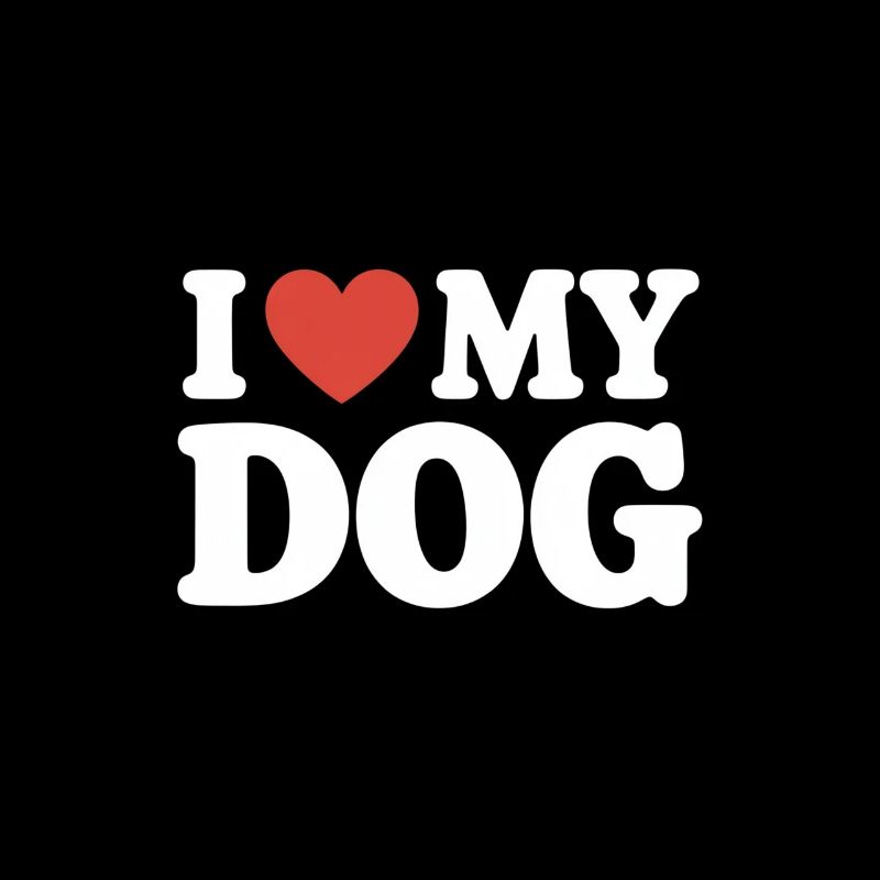 Ich liebe meinen Hund