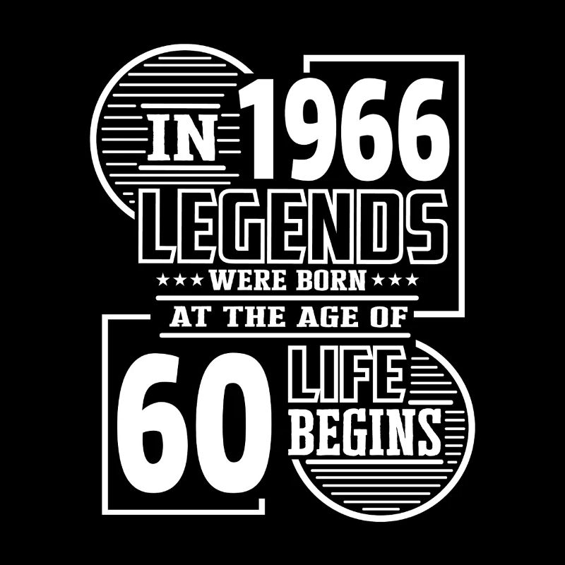 60 Birthday 1966 Legends Retro Life Fun