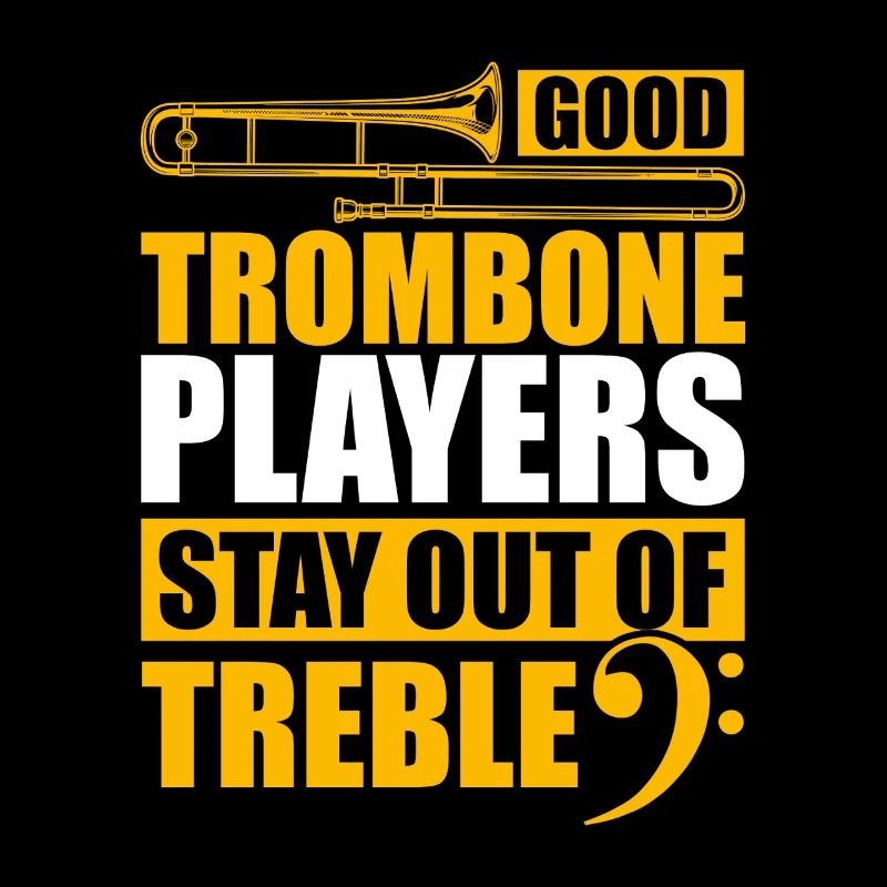 Trombone hors du sol Tromboniste