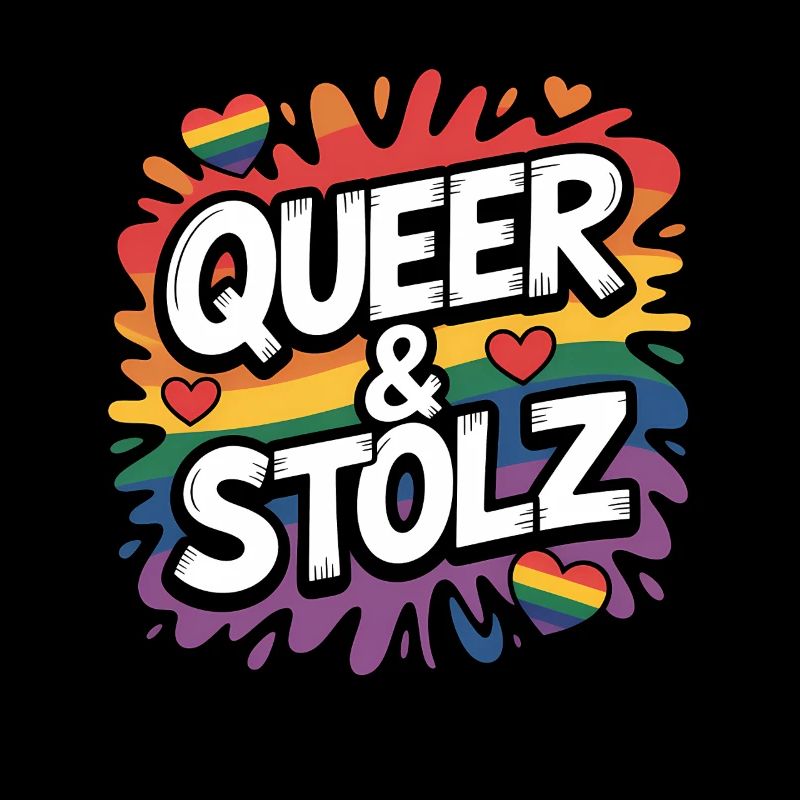 Queer und stolz Regenbogen LGBTQ Pride