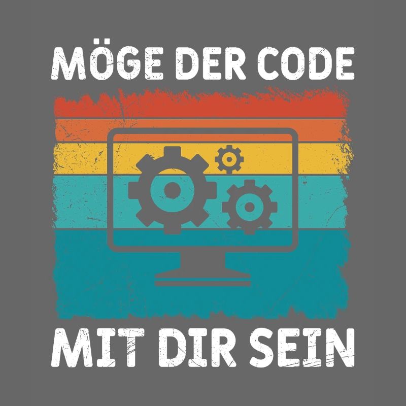 Nerd Computer MÖGE DER CODE MIT DIR SEIN LUSTIG