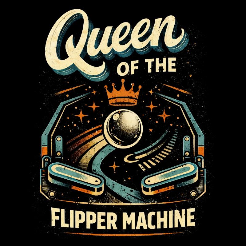 Joueuse de flipper, Reine de la machine à flipper,