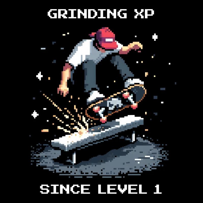 Grinding XP since Level 1 | Skateboard
