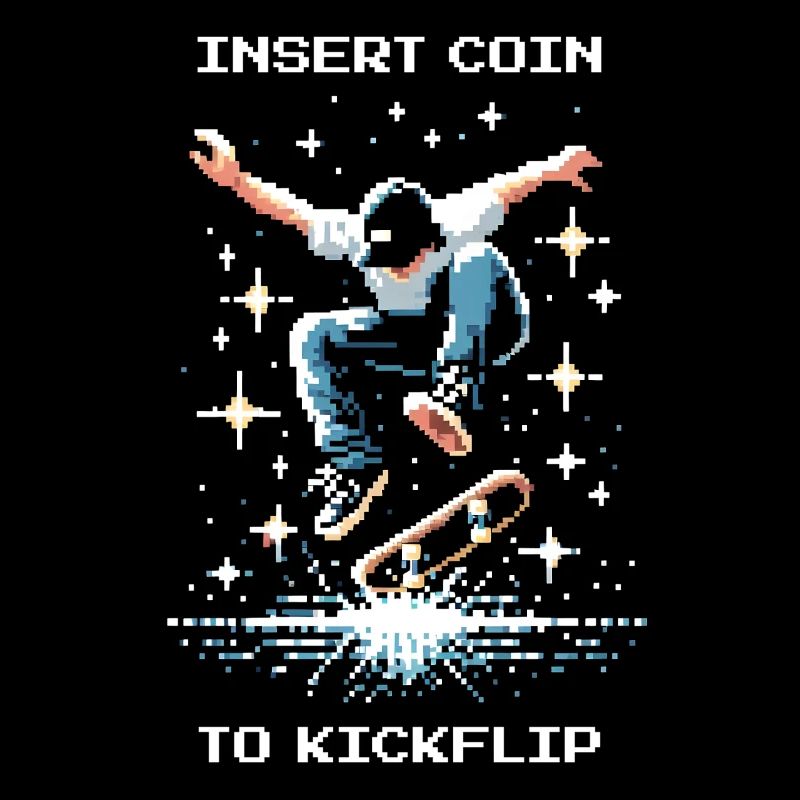 Insert Coin to Kickflip | Skate Trick