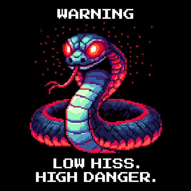 Low Hiss High Danger | Warnung Schlange