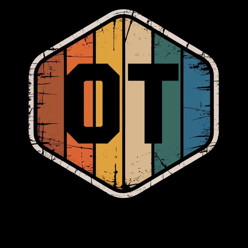 Retro OTI Schild Farbenvielfalt