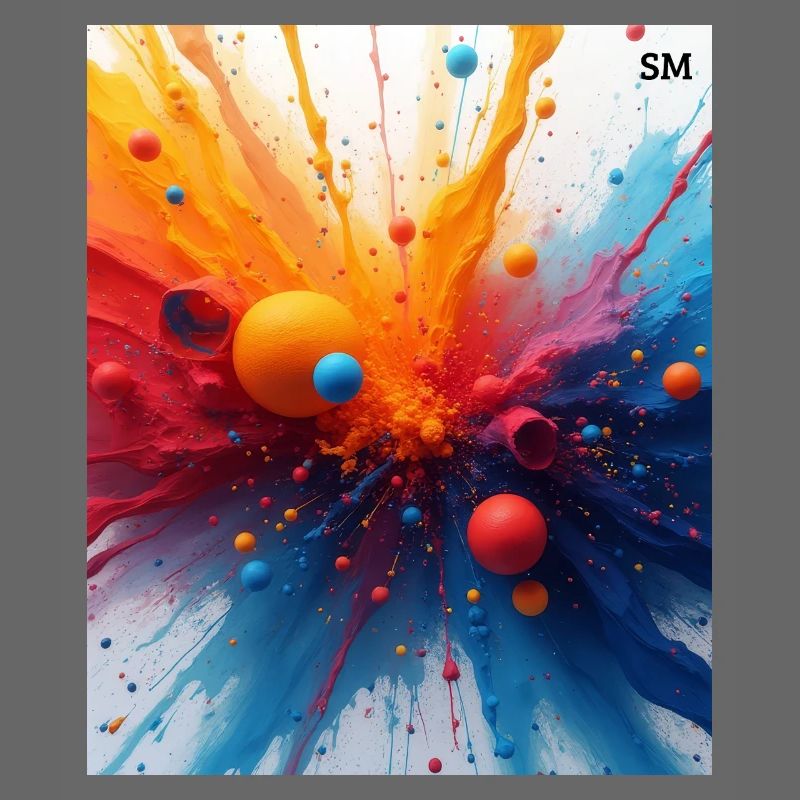 Abstract Color Explosion