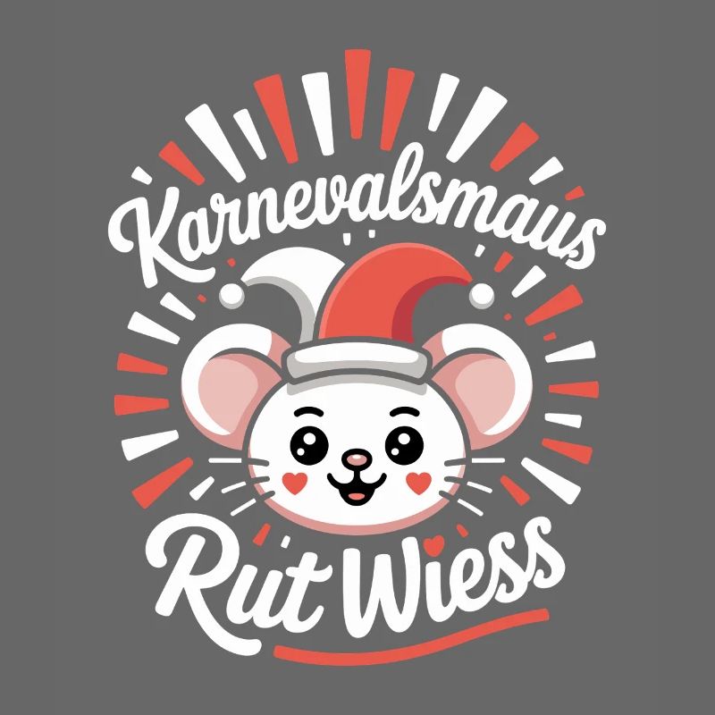 Karnevalsmaus Rut Wiess Köln Kölner Karneval Maus