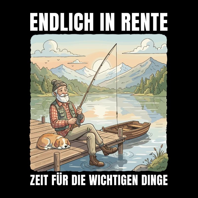 Temps de retraite pour la pêche - Cadeau de retraite