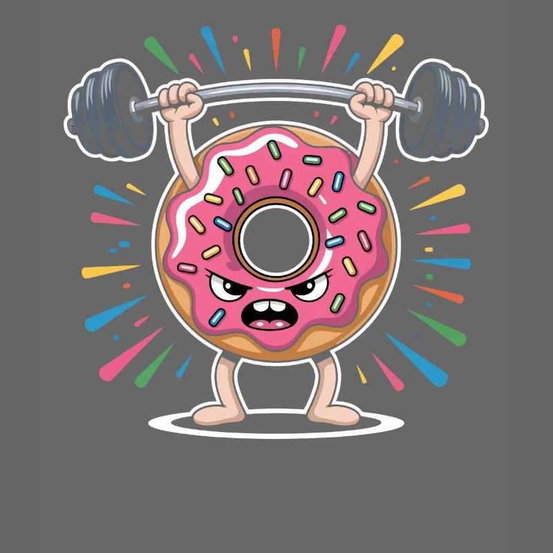 Donut strength training with sprinkles