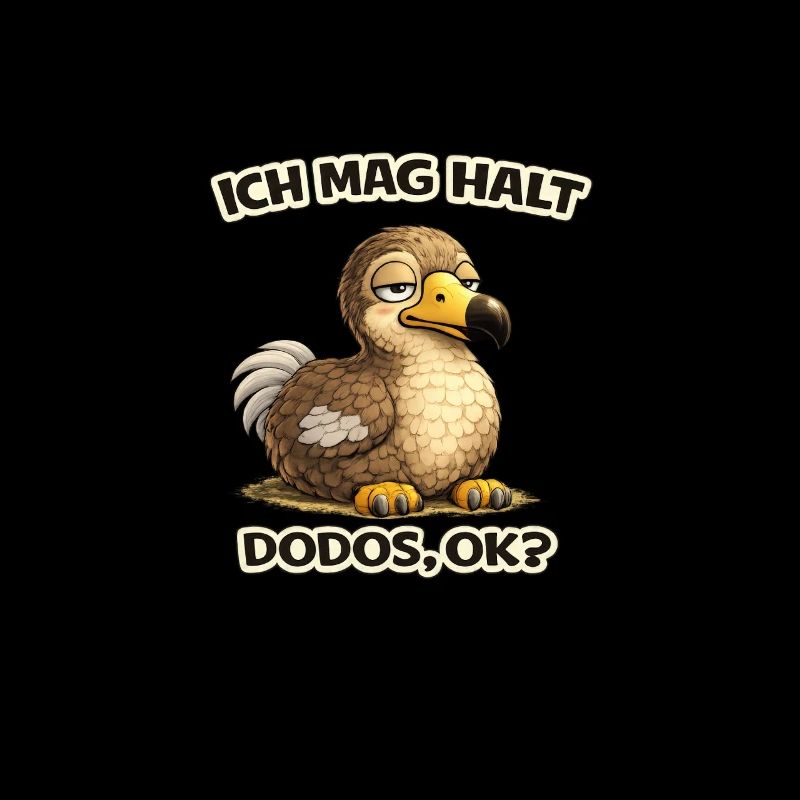 Ich mag halt Dodos ok Lustiges Tier Statement