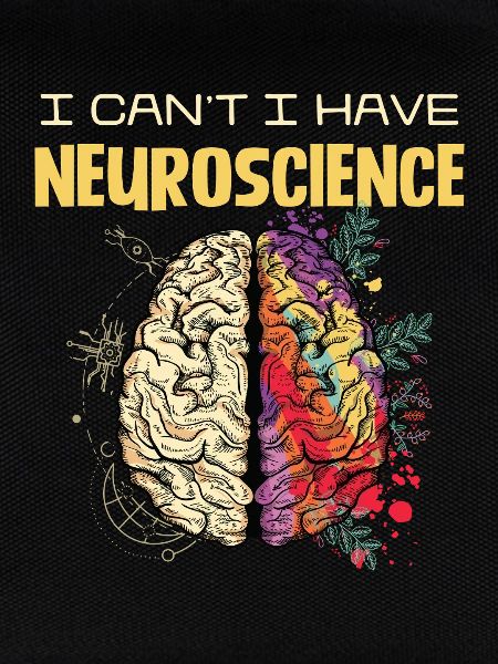 Neuroscience Gehirnfarben Design