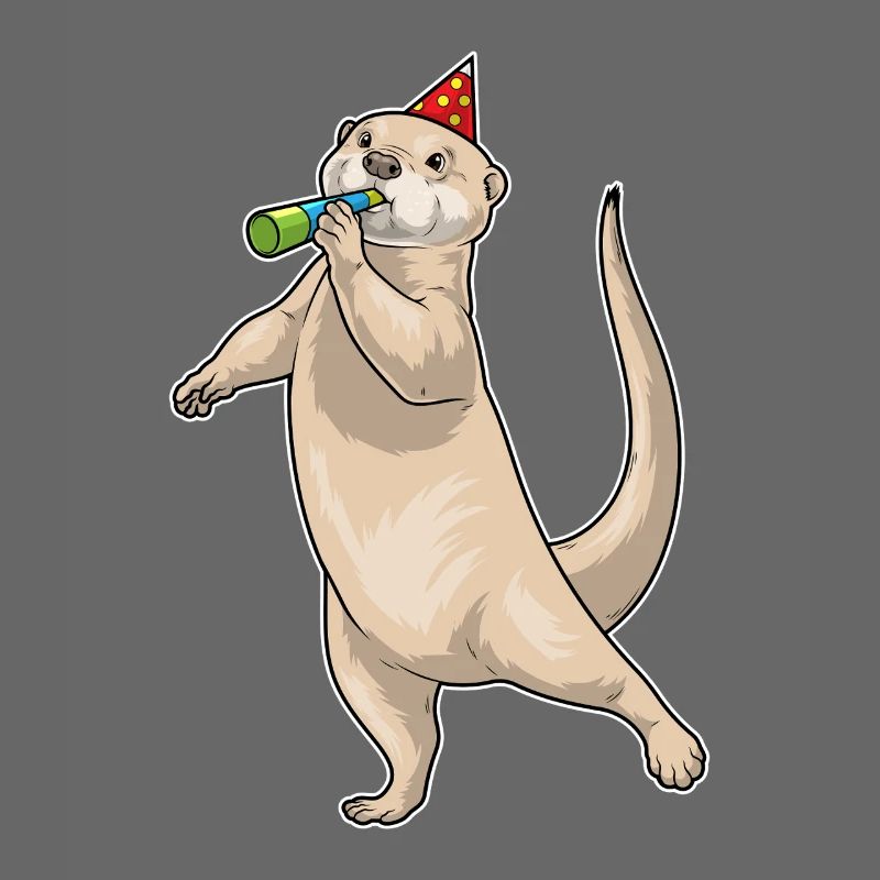 Otter Birthday Toad