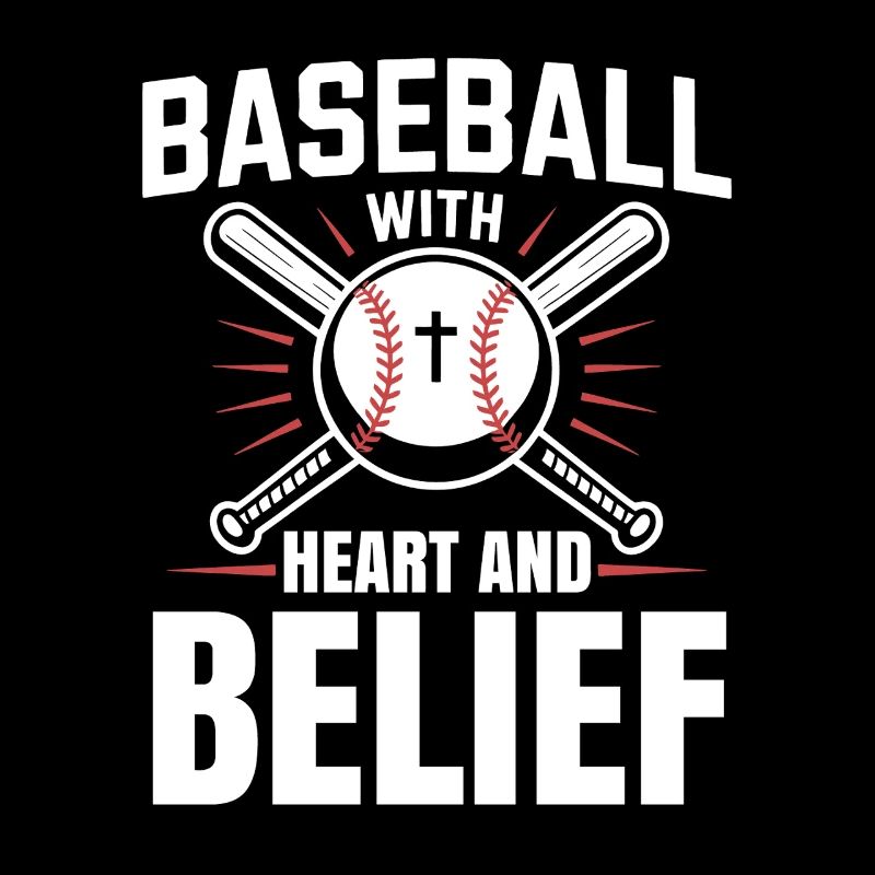 Christlicher Baseballspieler Bibelglaube Jesus Christus