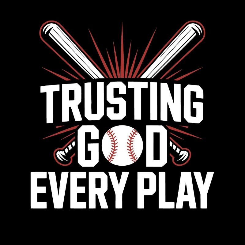 Christlicher Baseballspieler Bibelglaube Jesus Christus