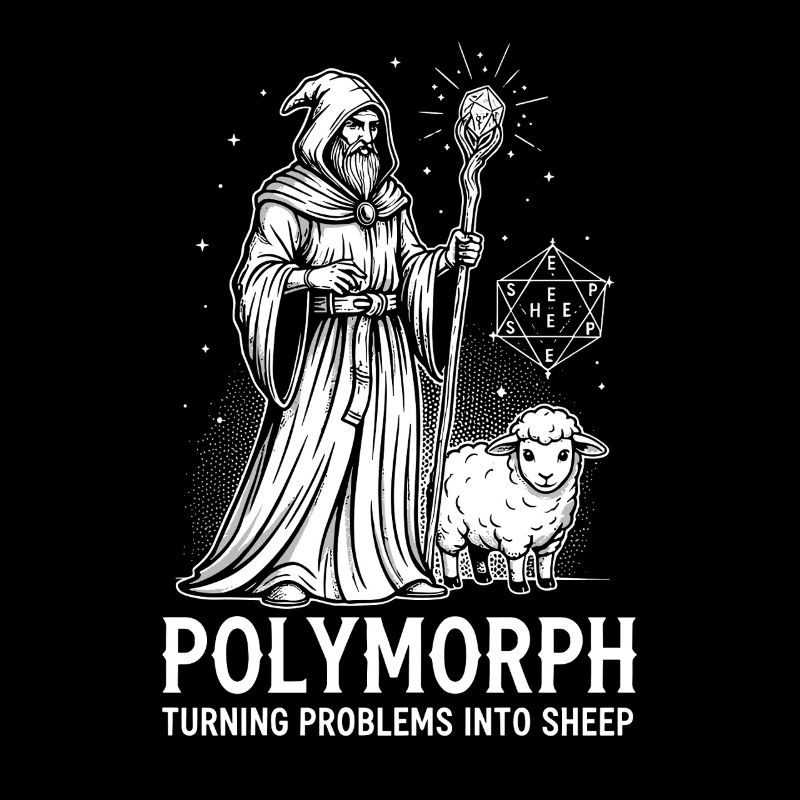 Magician RPG Nerd Humor Spell
