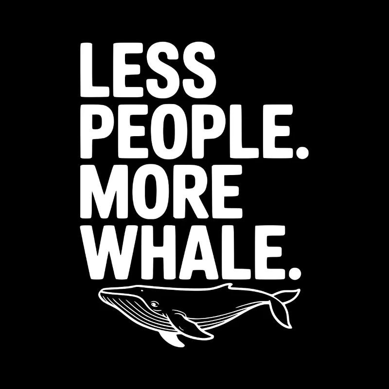 Moins de monde. Plus de baleine.