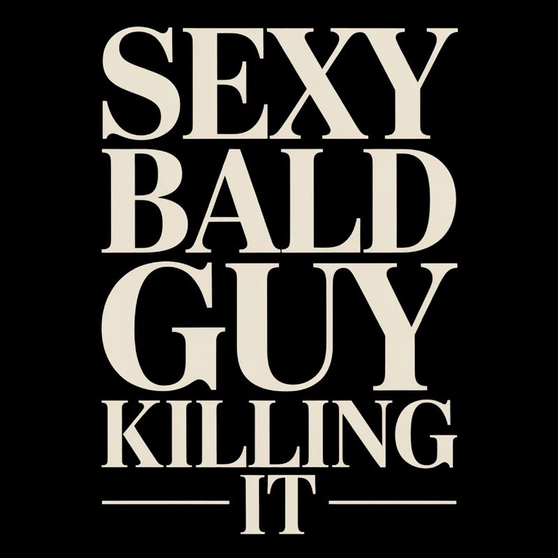 Fett Serif: Sexy glatzköpfiger Typ