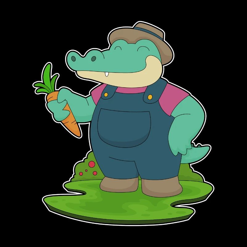 Ferme de carottes de l’éleveur de crocodiles