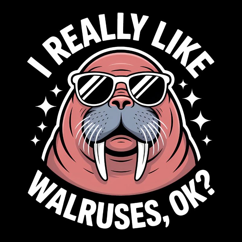 Walross Spruch Walrosse Lustiges Walross Geschenk 
