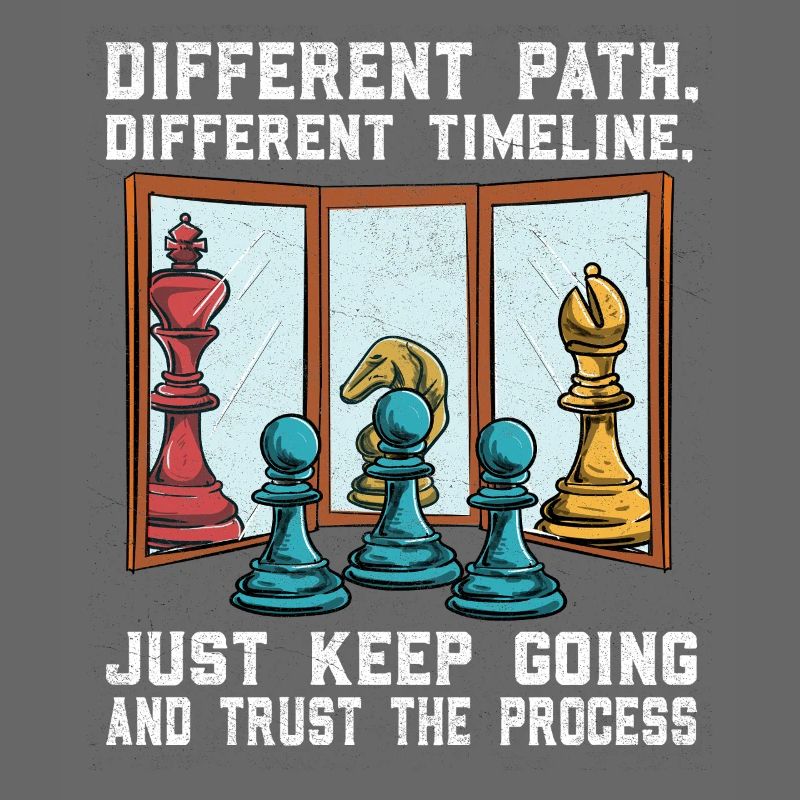 Chess path: Different way, confidence in the procedure