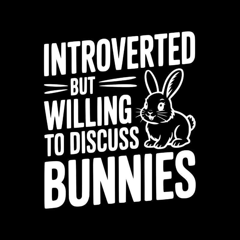 Introverti mais prêt à discuter des lapins