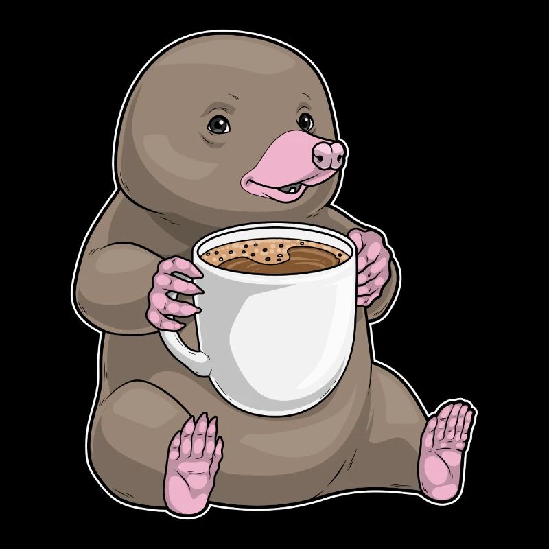 Maulwurf Kaffee Tasse