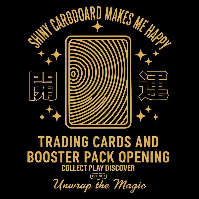 Pack d’extension de cartes à collectionner joyeuses en carton brillant