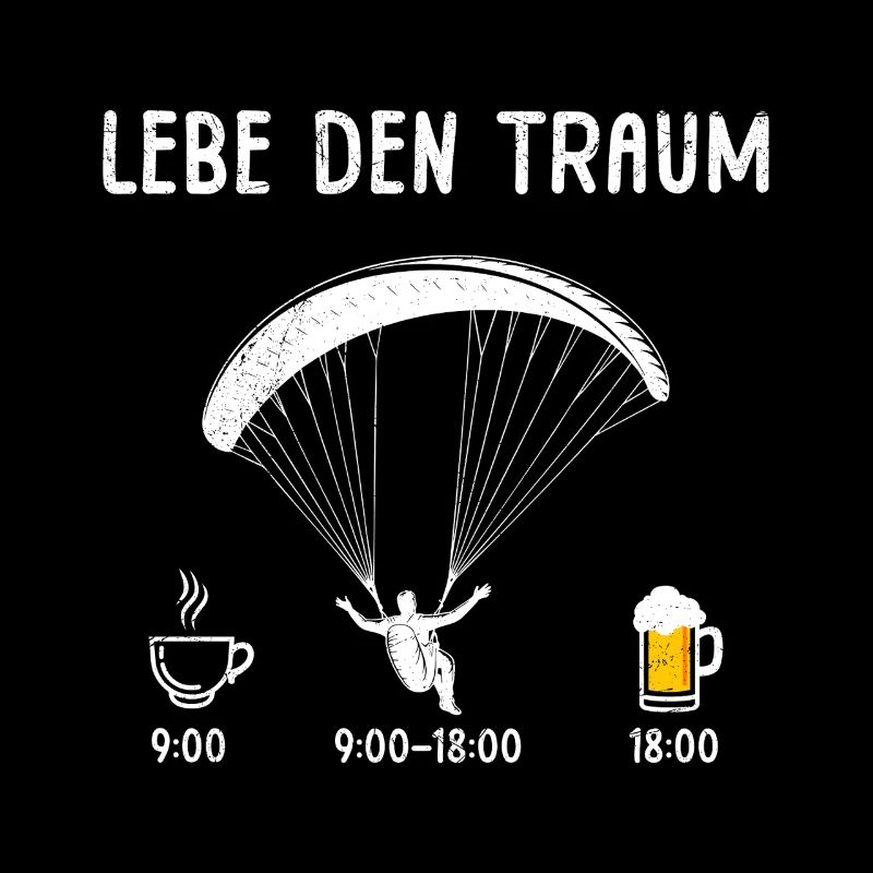 Paraglider LEBE DEN TRAUM Lustiges