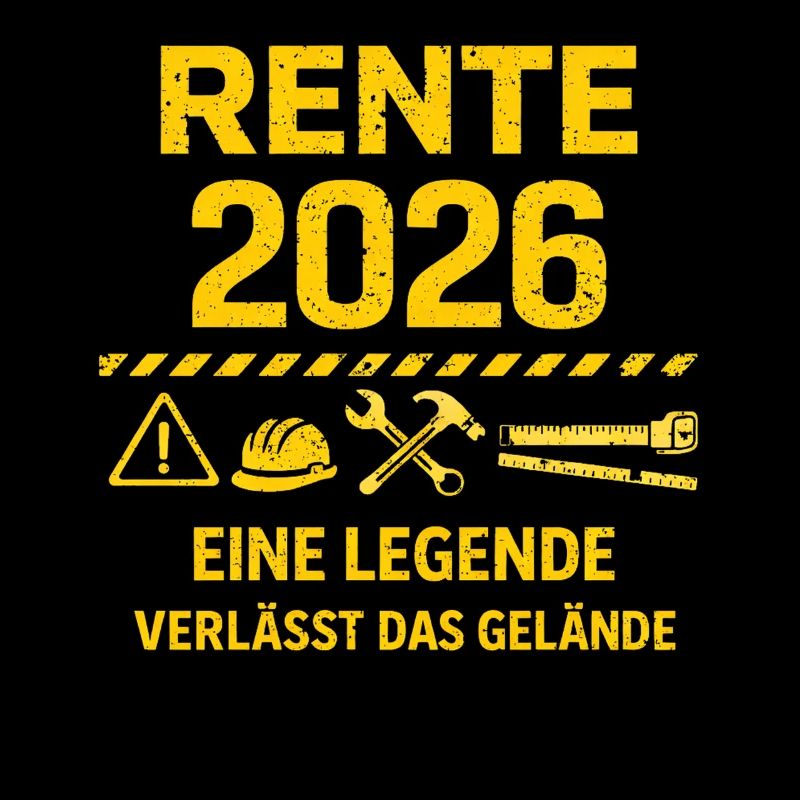 Rente Geschenk Mann Rentner Ruhestand 2026 Lustig
