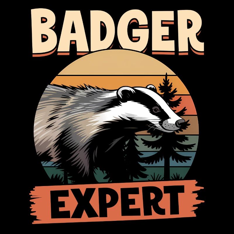 Funny Animal Badger