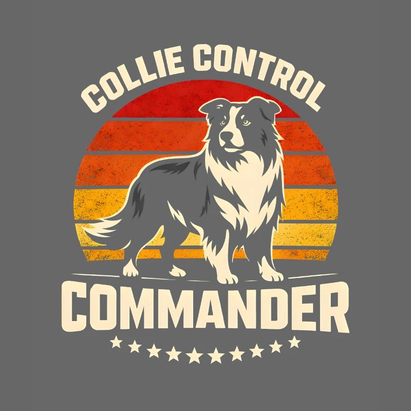 Collie Commando | Border Collie Rétro