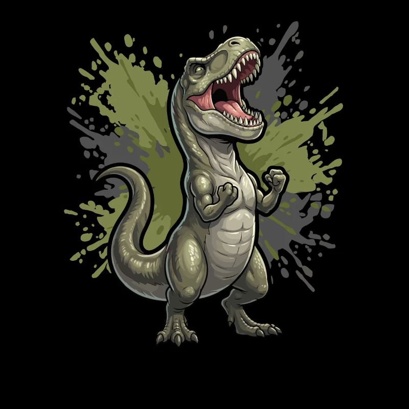 Motif du T Rex de combat