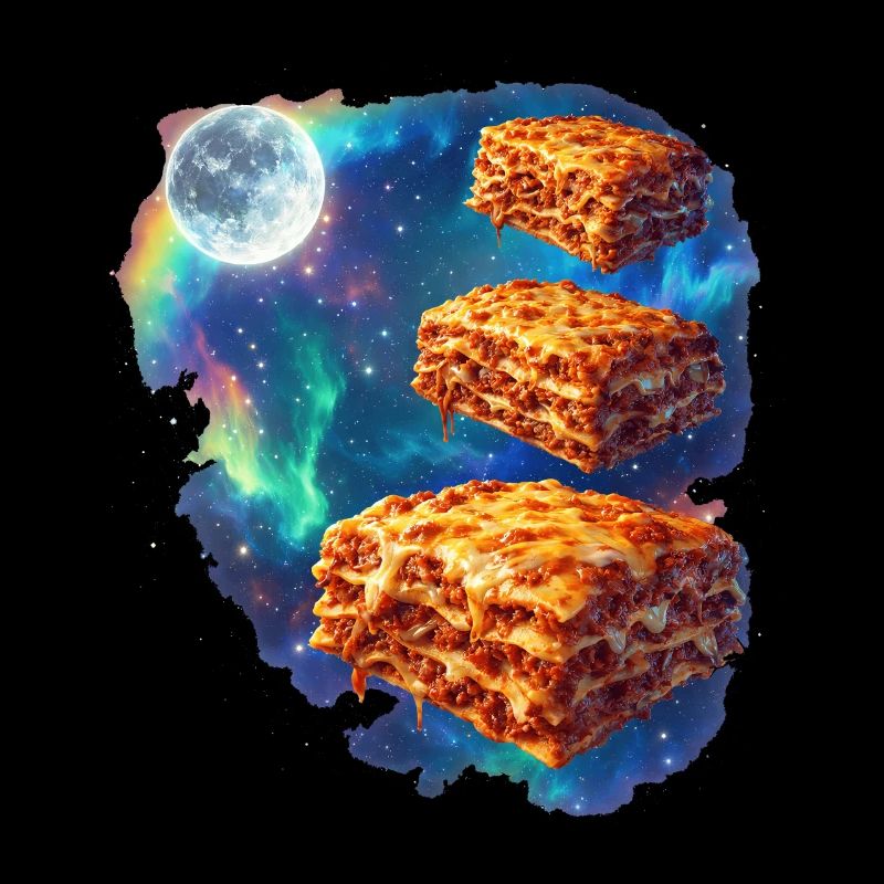 Weltraumlasagne im Sternennebel