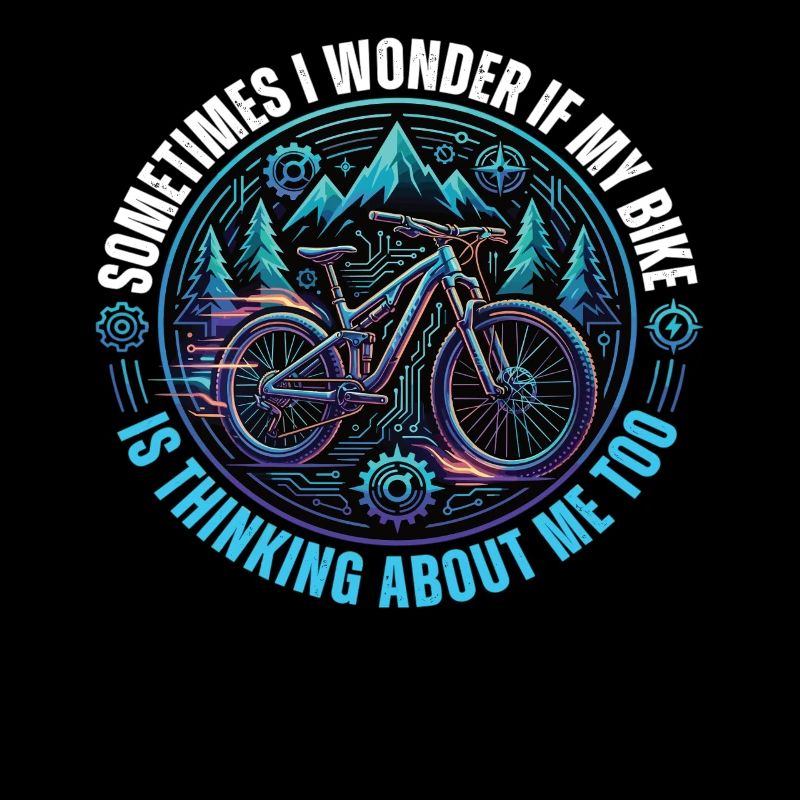 Mountain Bike Saying Biker Gift MTB