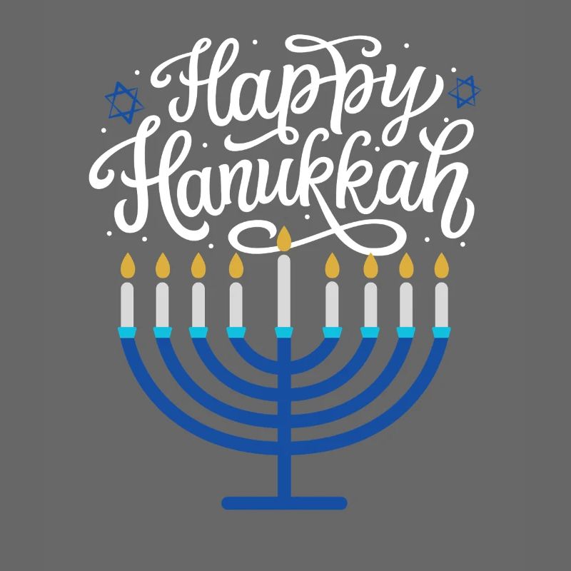 Joyeux Menorah de Hanoucca