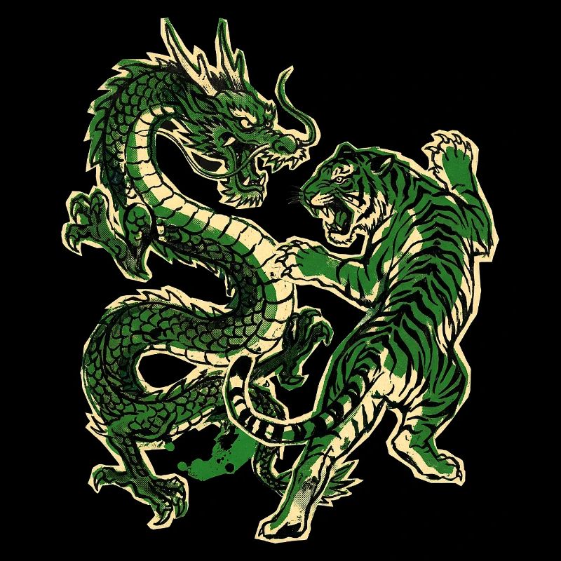 Dragon Tigre Chinois